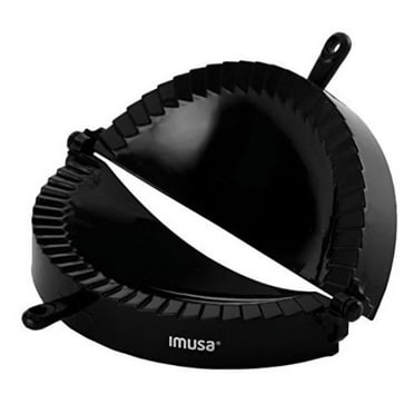USA IMU-71006W Jumbo Empanada Maker, Black, Made of Plastic By Imusa