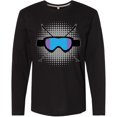 thumbnail image 3 of Inktastic Ski Mask Skiing Long Sleeve T-Shirt, 3 of 5