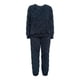 thumbnail image 1 of Set De Pijama Secret Treasures Para Mujer Talla G De 2 Pzs Polar Colo Azul, 1 of 4