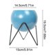 thumbnail image 3 of Macetas decorativas de metal con soporte y orificios de drenaje. Soporte elevado de hierro para macetas, ideal para sala de estar, oficina, jardín o balcón. Para uso interior y exterior., 3 of 6