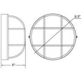 thumbnail image 3 of 20296-BL/FST Access Lighting Nauticus-- One Light Wall Fixture-Black Finish, 3 of 4