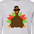 thumbnail image 4 of Inktastic Thanksgiving Pilgrim Turkey Long Sleeve Youth T-Shirt, 4 of 5