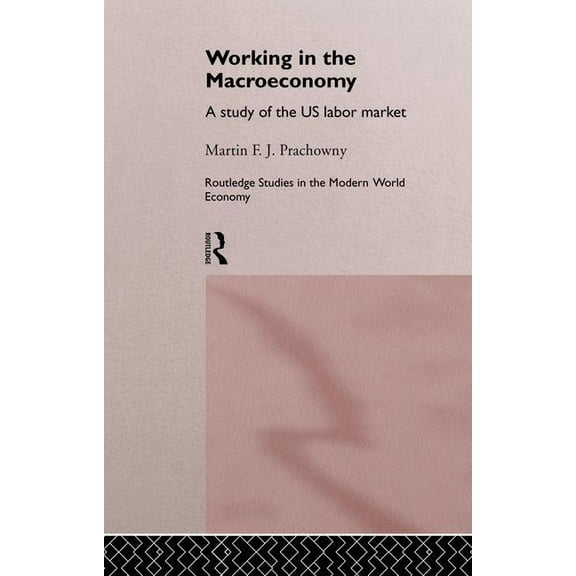 Routledge Studies in the Modern World Ec Working in the Macro Economy: A study of the US Labor Market, (Paperback)