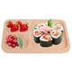 thumbnail image 5 of Bandeja para servir con compartimentos, seccional con 3 compartimentos Bandeja de madera para frutas Bandeja para servir de madera Calidad superior, 5 of 8