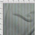 thumbnail image 2 of oneOone Organic Cotton Voile Fabric Multicolor Stripe Printed Fabric 1 Yard 42 Inch Wide, 2 of 4