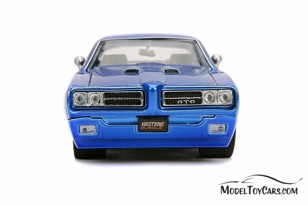 1969 Pontiac GTO Judge Hardtop, Blue - Jada 31667 - 1/24 scale