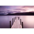 thumbnail image 3 of Delimont, Danita 24x17 Black Modern Framed Museum Art Print Titled - Brandlehow Bay Jetty-Derwenter, 3 of 5