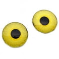 thumbnail image 3 of Light Yellow Owl Realistic Bird Glass Eyes, 3 of 9