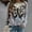 #7-Gray, variant on Azrian Womens Tops 2023,Women Long Sleeves Casual Shirts Butterfly Print Round Neck Sweatshirt O Neck Pullover Loose Sunset Print Tunic Tops Clearance Sale
