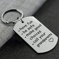 thumbnail image 1 of FcBaudy Keychains for Women,Wallet Keychain,Car Keychain,Cute Keychain Be Safe, Make Good Choices And Call Your Grandma/Grandpa Keychain Key buckle, 1 of 3