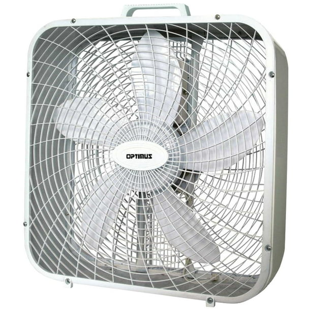 Optimus 20 inch Box Fan White