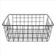 thumbnail image 2 of Cesta con Cable de Hierro , Cestas Almacenamiento Metal Sin BañO Intercalado Organizador Cocina Negro, 2 of 10