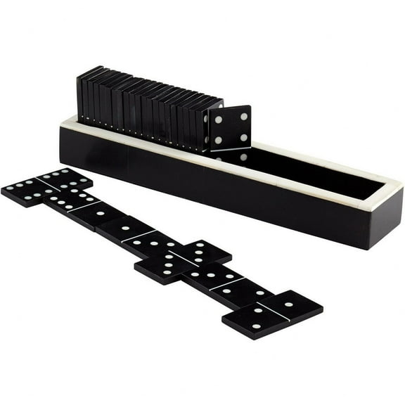 Cyan Design Dominoes Dominoes Game Set - White
