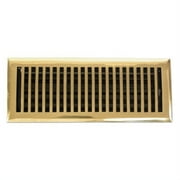 Brass Elegans 116C 2 1/4 Contemporary Series Solid Brass Decorative Floor Register Vent