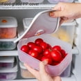 thumbnail image 3 of 310/600/715/1050/1160/2050ml Fresh-keeping Box Visible Good Sealing Microwave Safe Japanese Style Vegetables Fruits Food Container Kitchen Gadget, 3 of 8