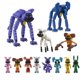 thumbnail image 3 of Conjunto de figuras de ladrillo de animales aterradores - Bloques de construcción de amigos sonrientes inspirados en el anime para niños, coleccionistas e ideas de regalo de fiesta, 3 of 10