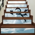 thumbnail image 6 of Bjutir Christmas Stickers Stair Stickers Snowman Pattern Decorative Stickers Wall Stickers, 6 of 7