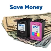 onn HP 65XL/65 High Yield Black & Tri-Color, 2 Pack Ink Cartridge (Remanufactured)