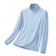 thumbnail image 2 of Abrigo y chaquetas casuales de manga larga sin capucha para mujer, abrigo deportivo liso informal de manga larga con cremallera, resistente al sol, de alta elasticidad, de nailon., 2 of 7