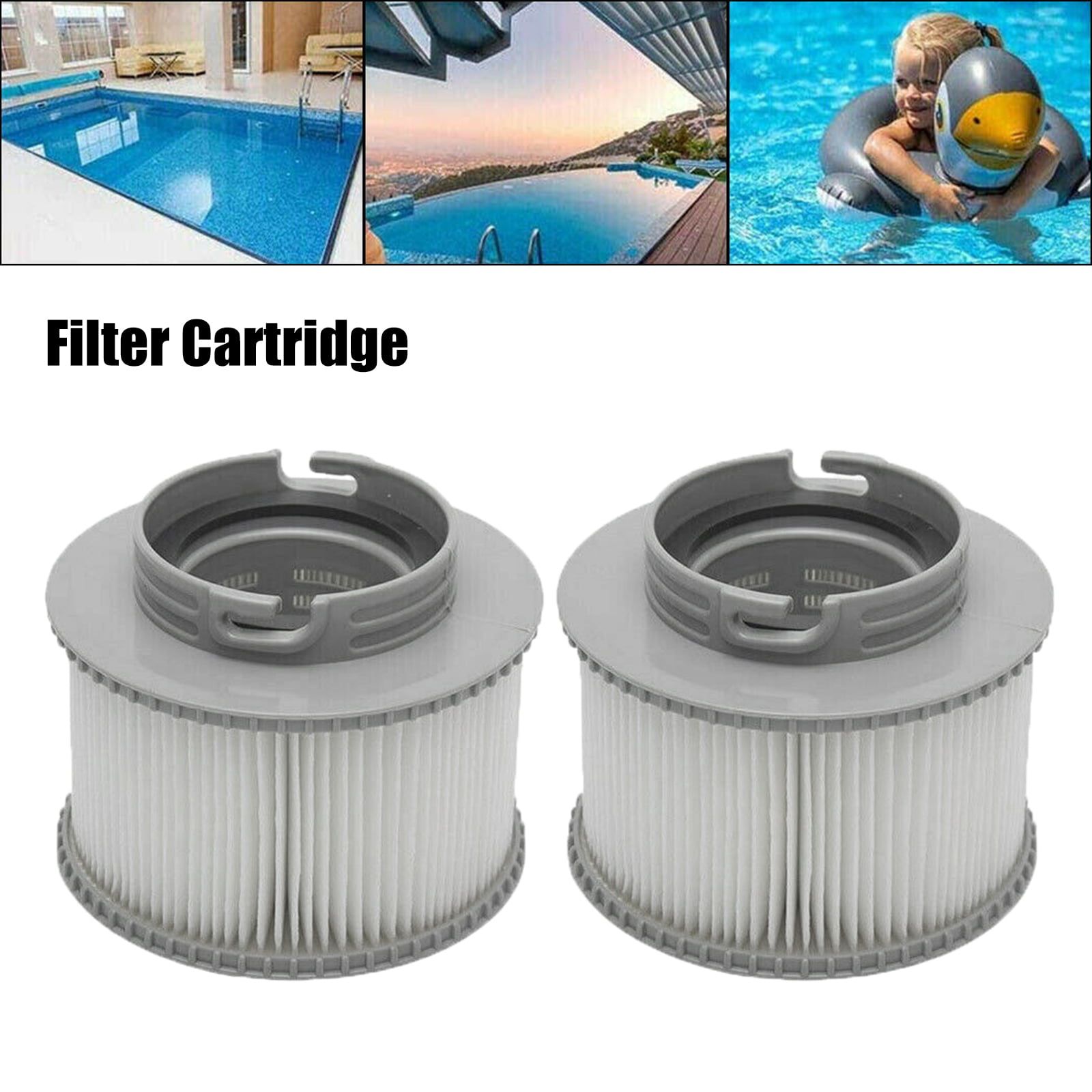4Pcs MSPA FD2089 Filter Cartridge for Inflatable Swimming Pool Spa Hot Tub