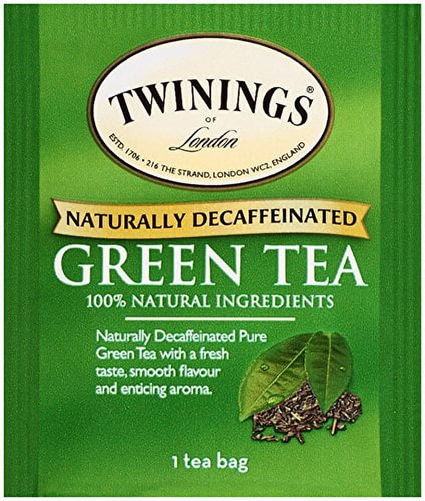 Twinings of London Decaffeinated Green Tea Bags, 20 Count (Pack of 6)