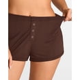 thumbnail image 4 of Delimira Women's Natrelax Pajamas Bottoms Modal Relaxed Fit Sleep Lounge Summer Ribbed Casual Sleepwear, 4 of 5