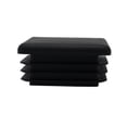 thumbnail image 2 of Db Square Plastic Plug Tubing Post End Cap Chair Glide 10pcs Black Plastic Square Plugs, 2 of 3