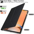thumbnail image 5 of Magneti Case for Samsung Galaxy Tab S10 Plus Two Angles Stand Cover for S9 FE with Pencil Holder for S10 Ultra Auto Sleep Wake (Gray,Tab S9 Plus 12.4), 5 of 7