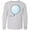 AC-Heather Grey, variant on Inktastic Blue Balloon Long Sleeve Youth T-Shirt