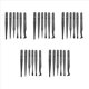 thumbnail image 1 of 30pzs Juego de Pinzas de Precision Juego de Herramientas Antiestaticas de Plastico Tamano 1/2/3/5/6/8 (Negro), 1 of 8