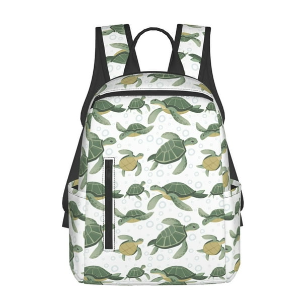Disketp Cute Turtle Mochila Ligera e Impermeable, Mochila de Día Resistente para Viajes, Senderismo y Uso Diario para Hombre y Mujer