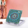 thumbnail image 3 of Espejo Maquillaje Con Mandala Artesanal Doble Cara Forma Especial para Niña, 3 of 9