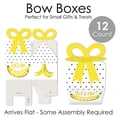 thumbnail image 6 of Big Dot of Happiness Let's Go Bananas - Square Favor Gift Boxes - Tropical Party Bow Boxes - Set of 12, 6 of 8