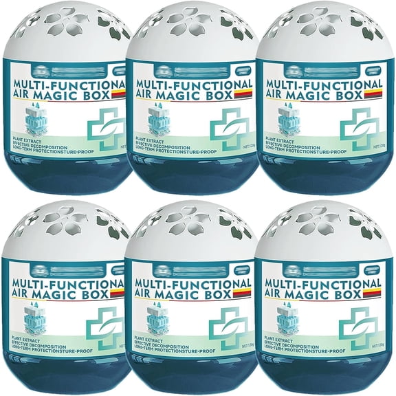 2026 Air Magic Box, Indoor Air Purification Dust Removal Magic Box, Long-Lasting Air Freshener 120g for Home, Bedroom, Office, Pet Areas