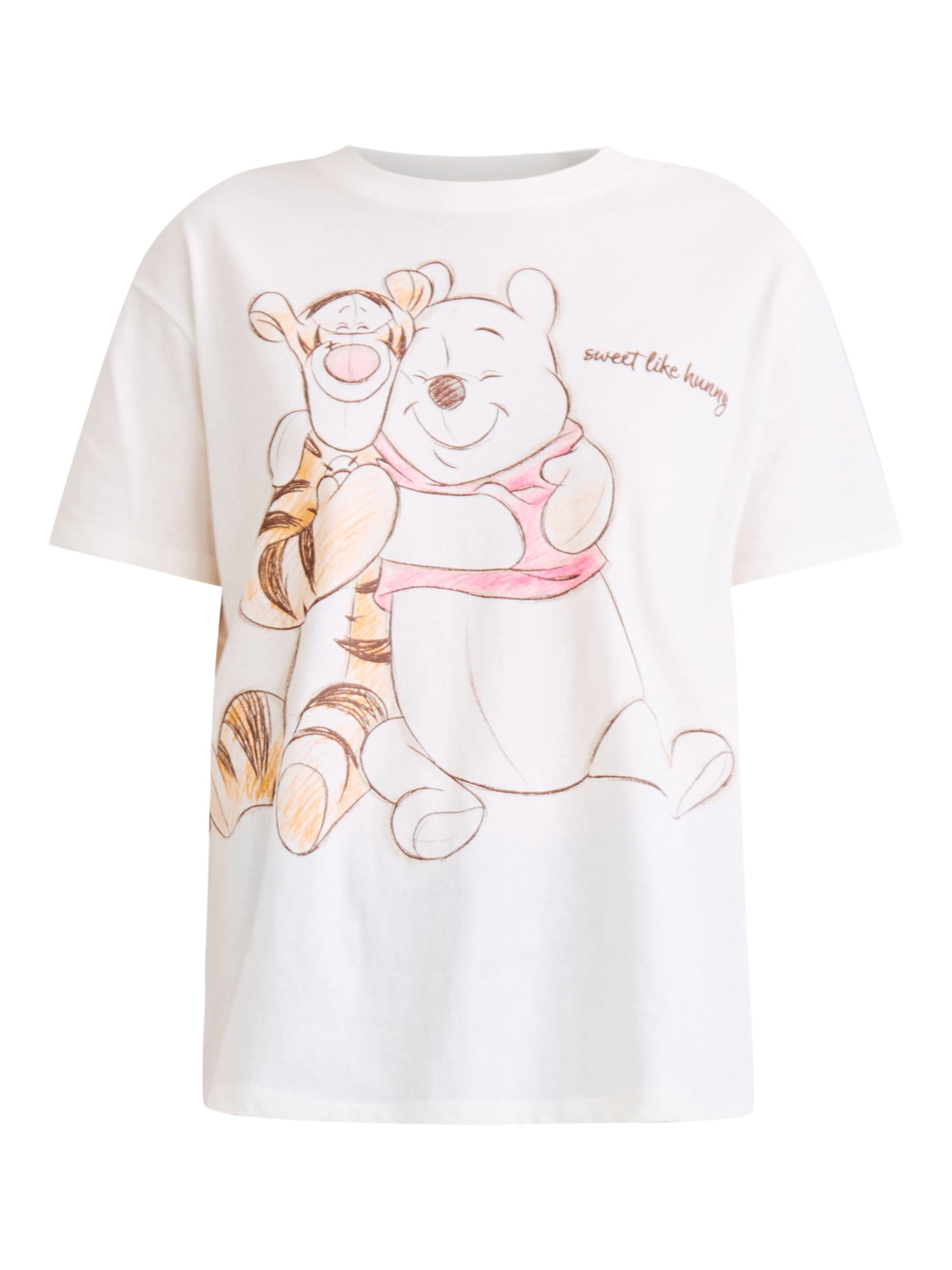 Winnie The Pooh Women’s Sweet Like Honey Graphic Tee, Sizes XXS-XXL