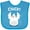 Turquoise, variant on Inktastic Chicken Barnyard Farm Cluck Boys or Girls Baby Bib