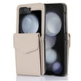 thumbnail image 3 of TECH CIRCLE For Galaxy Z Flip 3 Case with Card Holder Strap Lanyard,PU Leather Women Men Protective Wallet Phone Case Crossbody Cover Purse Cover for Samsung Galaxy Z Flip 3 5G 6.7" 2021,Apricot, 3 of 8