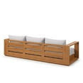 thumbnail image 6 of Modway Tahoe Outdoor Patio Acacia Wood Sofa in Natural Light Gray, 6 of 10
