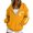 Yellow2, variant on FUZHIQ Women's Half Zip Football Graphic Hoodid Sweatshirt, Long Sleeve Casual Pullover with Pocket, Fall Game Day Top for Football Fans