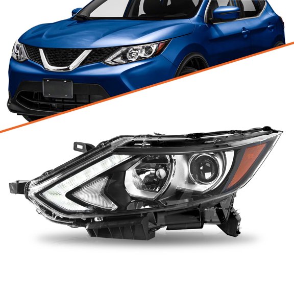 For 2017 2018 2019 Nissan Rogue Sport Halogen Driver Side Headlight Assembly