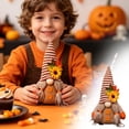 thumbnail image 3 of AYktou Fall Gnomes Decor Thanksgiving Sunflower Gnomes, Harvest Gnomes Tiered Tray Decor, Faceless Doll Ornaments Autumn Handmade Decor Stuffed Gnomes Gifts for Festival Party Shelf Home Decor, 3 of 7