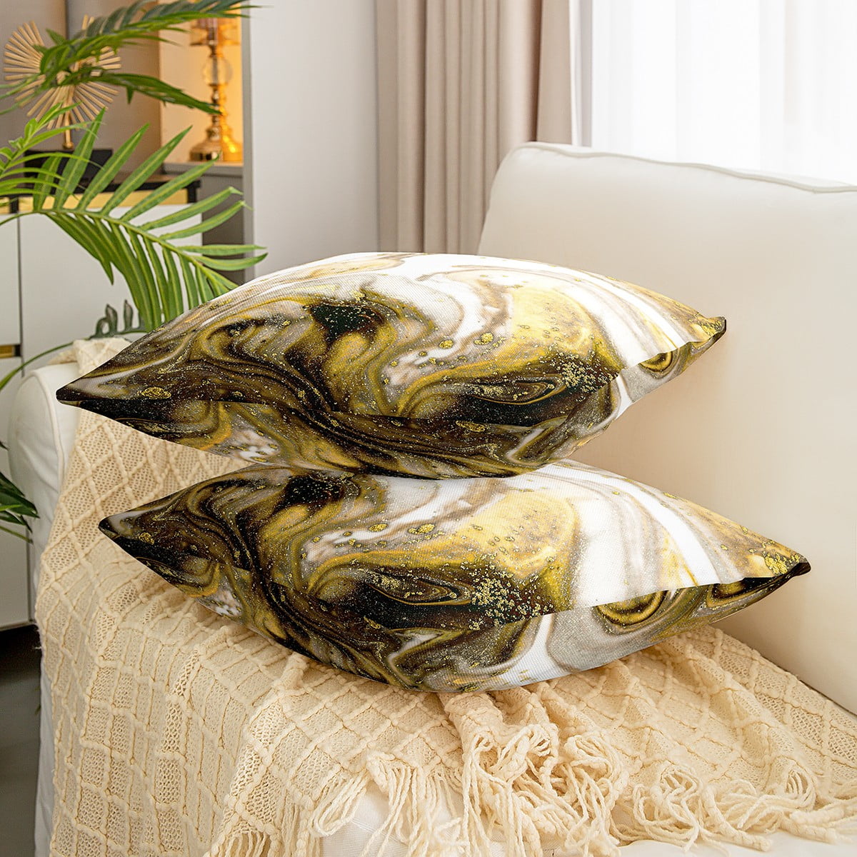 Marble throw pillow outlet