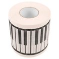thumbnail image 1 of 1 Roll Toilet Paper Printed Roll Paper Decorative Piano Printing Napkin Bathroom Tissue, 1 of 4