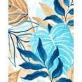 thumbnail image 2 of Vess, June Erica 20x24 White Modern Wood Framed Museum Art Print Titled - Blue Jungle I, 2 of 4
