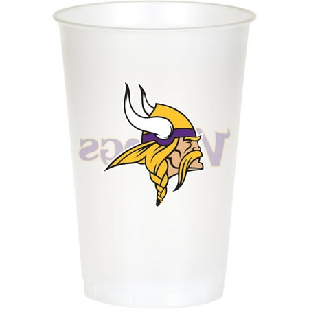 Minnesota Vikings Cups, 8-Pack (Best Gift For Vikings Fan)