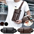 thumbnail image 2 of Marryso Fanny Pack for Men,Men's Sports Pockets Multifunctional Outdoor Travel Messenger Bag Riding Pockets Men, 2 of 7