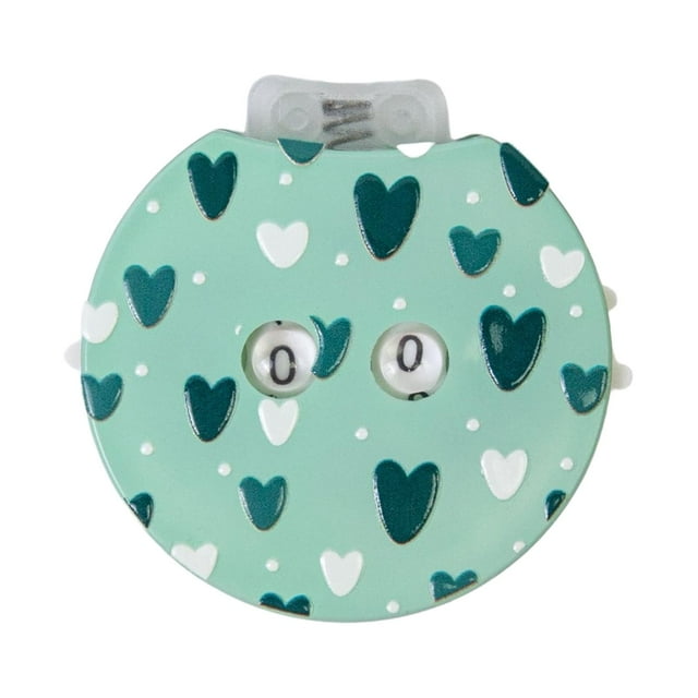 yuksok Knitting Counter Portable for Sweater Hat Scarf Mini Knitting Crochet Marker Green