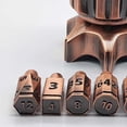 thumbnail image 2 of Juego Dados Metal Misiles DND Geniales 7 Piezas para Mazmorras Y Dragones (bronce), 2 of 9