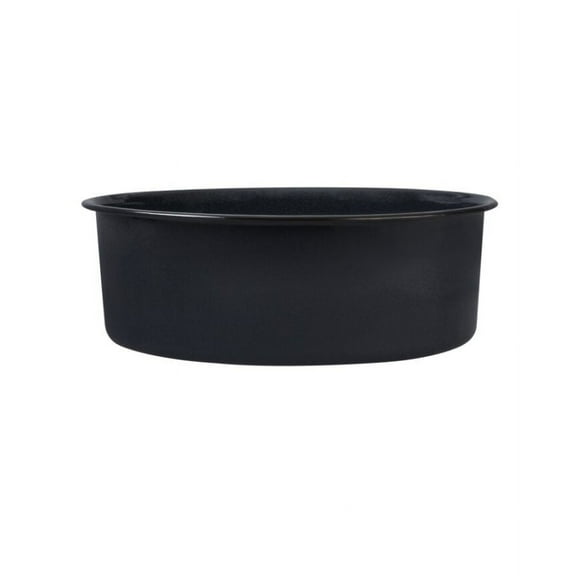 Cinsa 10in Enamel Cake Pan, Gray