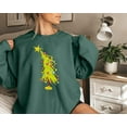 thumbnail image 4 of MOUSYA Christmas Sweatshirts for Women Christmas Tree Graphic Long Sleeve Shirts Xmas Sweater, 4 of 7